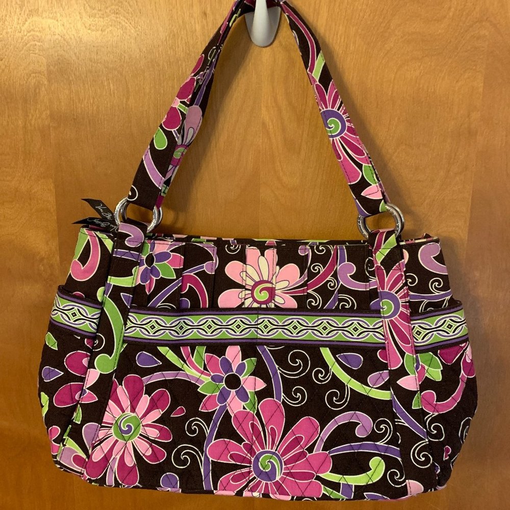 Vera Bradley Purple Punch Stephanie bag